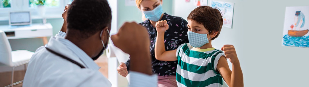 Family medicine at Dignity Health Medical Foundation physician interaction with child