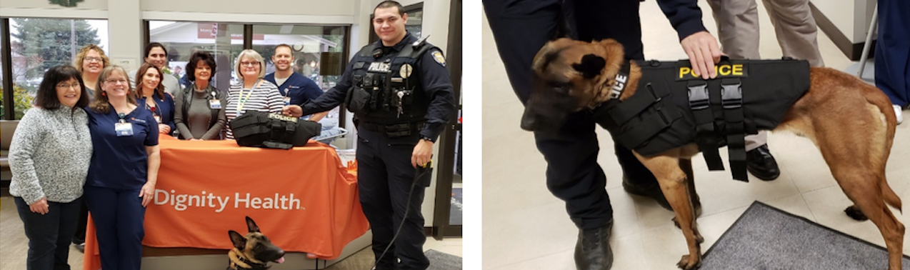 Mercy Mt. Shasta Employees Raise Money for Police K9 Protective Vest
